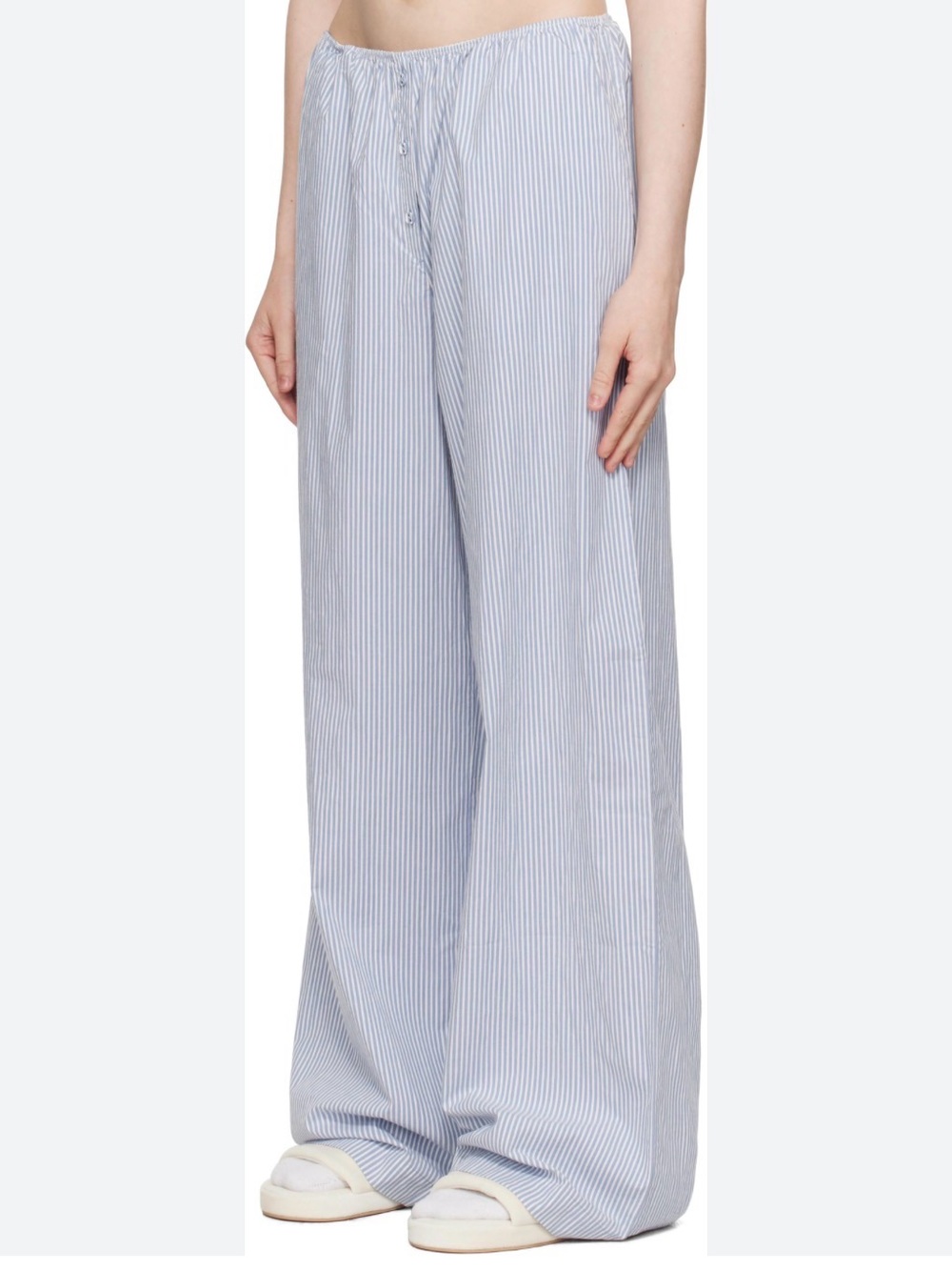 SKIMS poplin cotton straight leg pant
